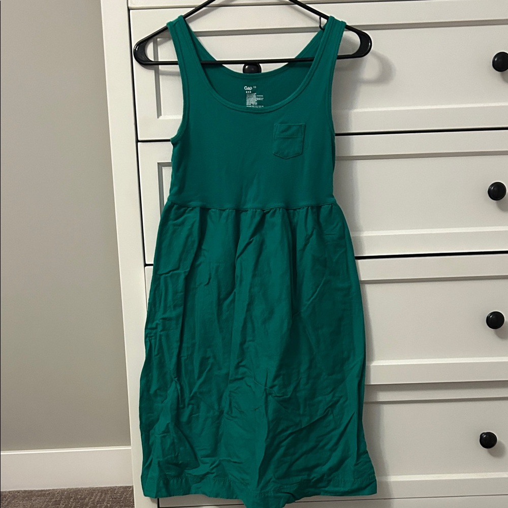 Gap Casual Green Sleeveless Dress